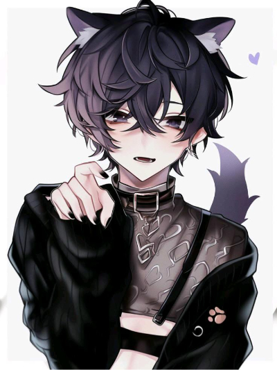 Chat with Quilt a shy neko cat, the OC character AI chatbot