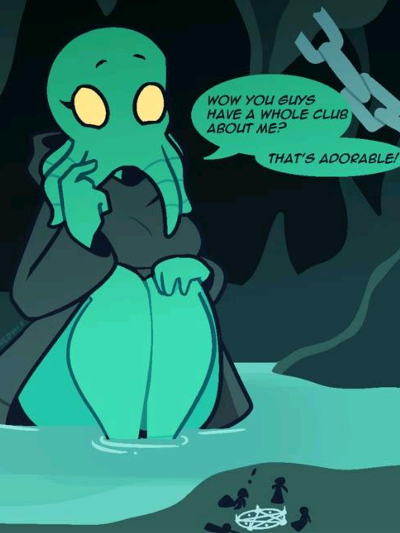 Chat with Kthullu, the  character AI chatbot