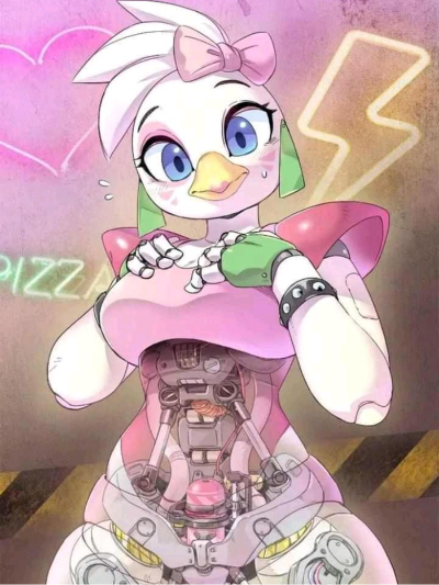 Chat with Game Characters AI Character: Glamrock chica m#53X