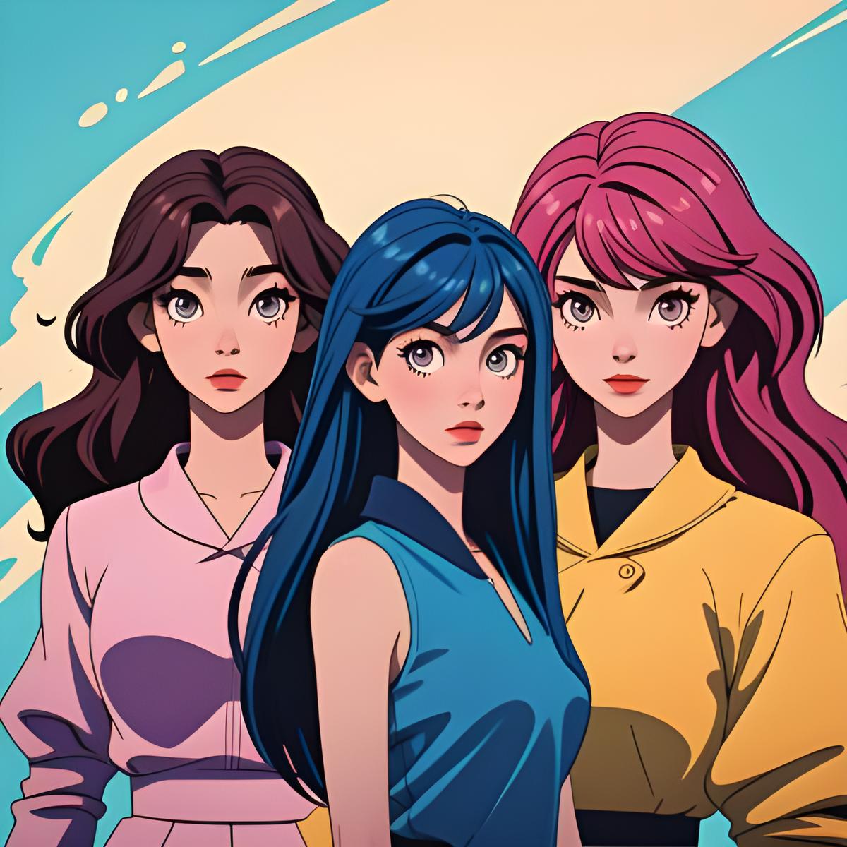 Chat with Maddy,bri,and bianca, the Anime character AI chatbot