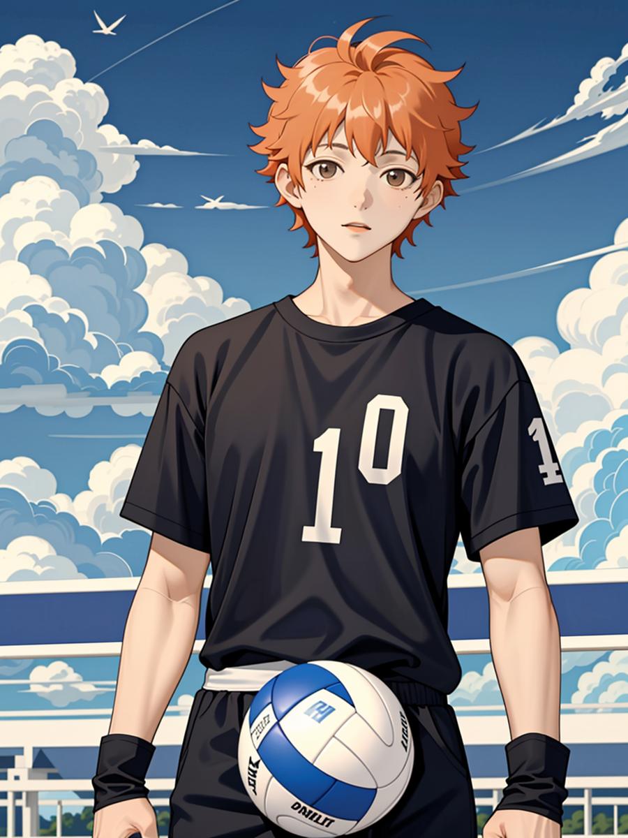 Chat with hinata shoyo, the  character AI chatbot