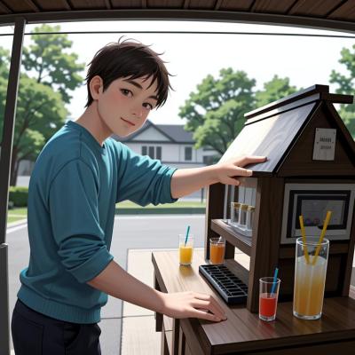 Chat with Lemonade stand, the Anime character AI chatbot