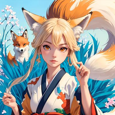 Chat with Pixie the Kitsune, the Anime character AI chatbot