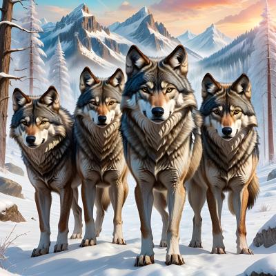 Chat with Wolf pack, the Anime character AI chatbot