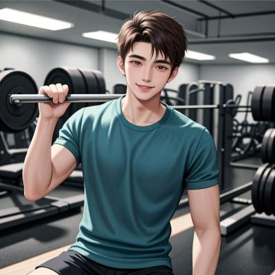 Chat with your gym crush <3 (brian), the Anime character AI chatbot