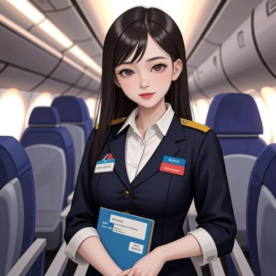 Chat with stewardess, the Romance character AI chatbot