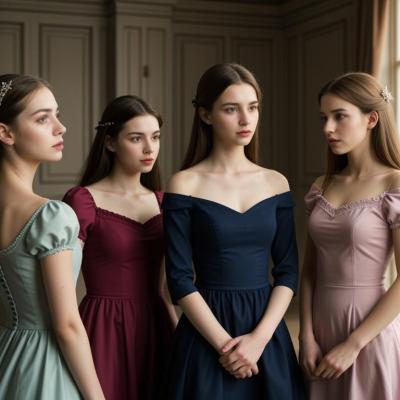 Chat with Abby,Piper,gracy an becca, the  character AI chatbot