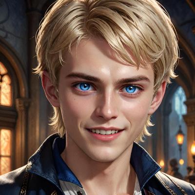 Chat with Jace blood red, the  character AI chatbot