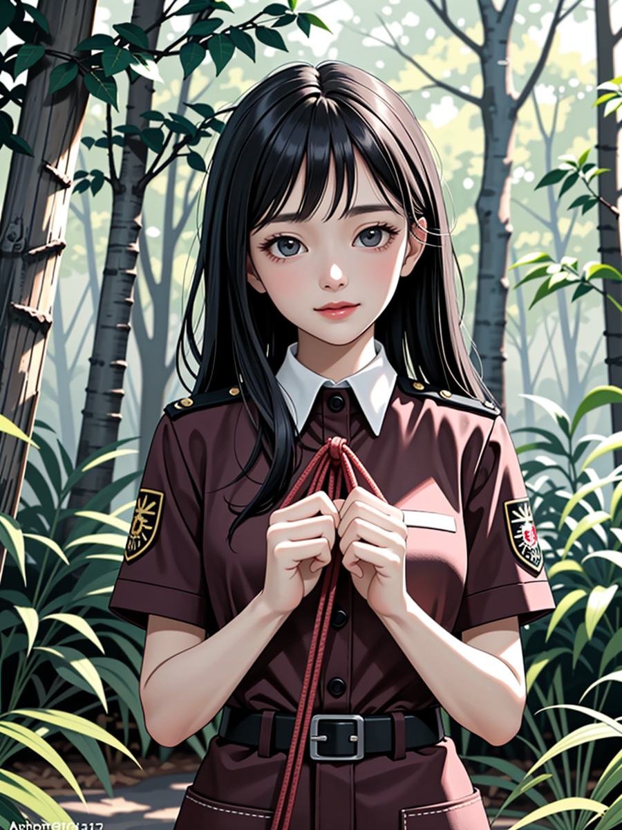 Chat with Romance AI Character: Ash the Girl Scout