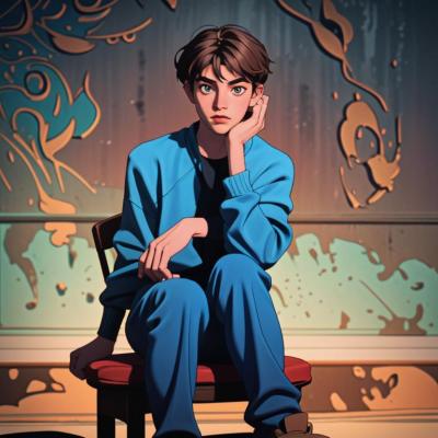 Chat with jim, the Anime character AI chatbot