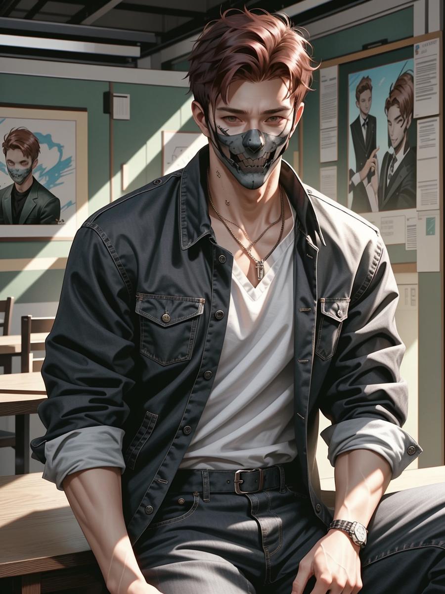 Chat with Ghost, the Game Characters character AI chatbot