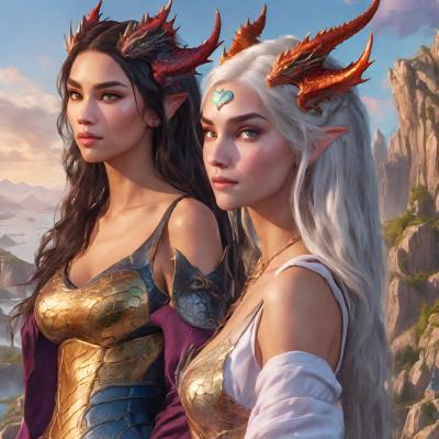 Chat with Tiana and Jema, the Anime character AI chatbot