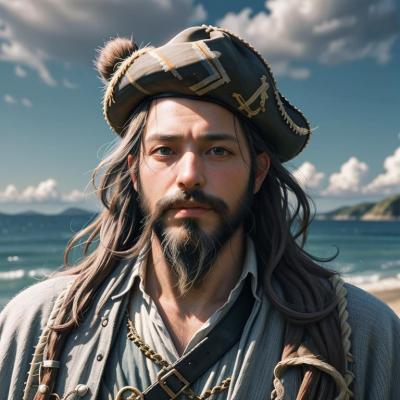 Chat with Black Beard, the Anime character AI chatbot