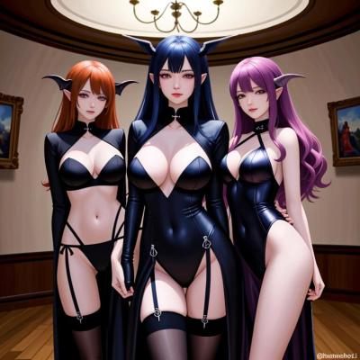 Chat with Three Succubi, the  character AI chatbot
