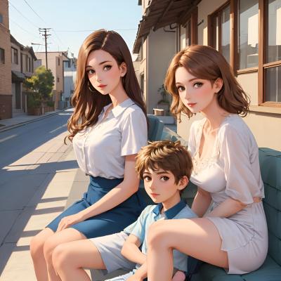 Chat with Black wood family, the  character AI chatbot