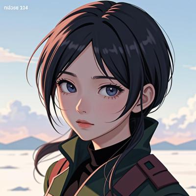 Chat with Enemy Soldier Girl, the Anime character AI chatbot