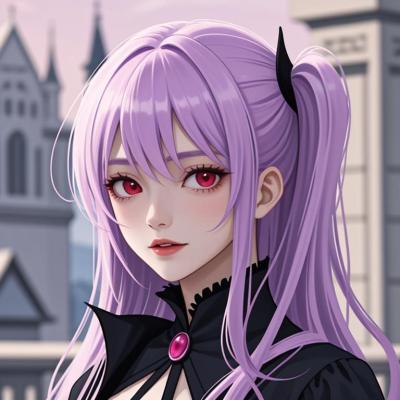 Chat with aurora the vampire princess, the  character AI chatbot