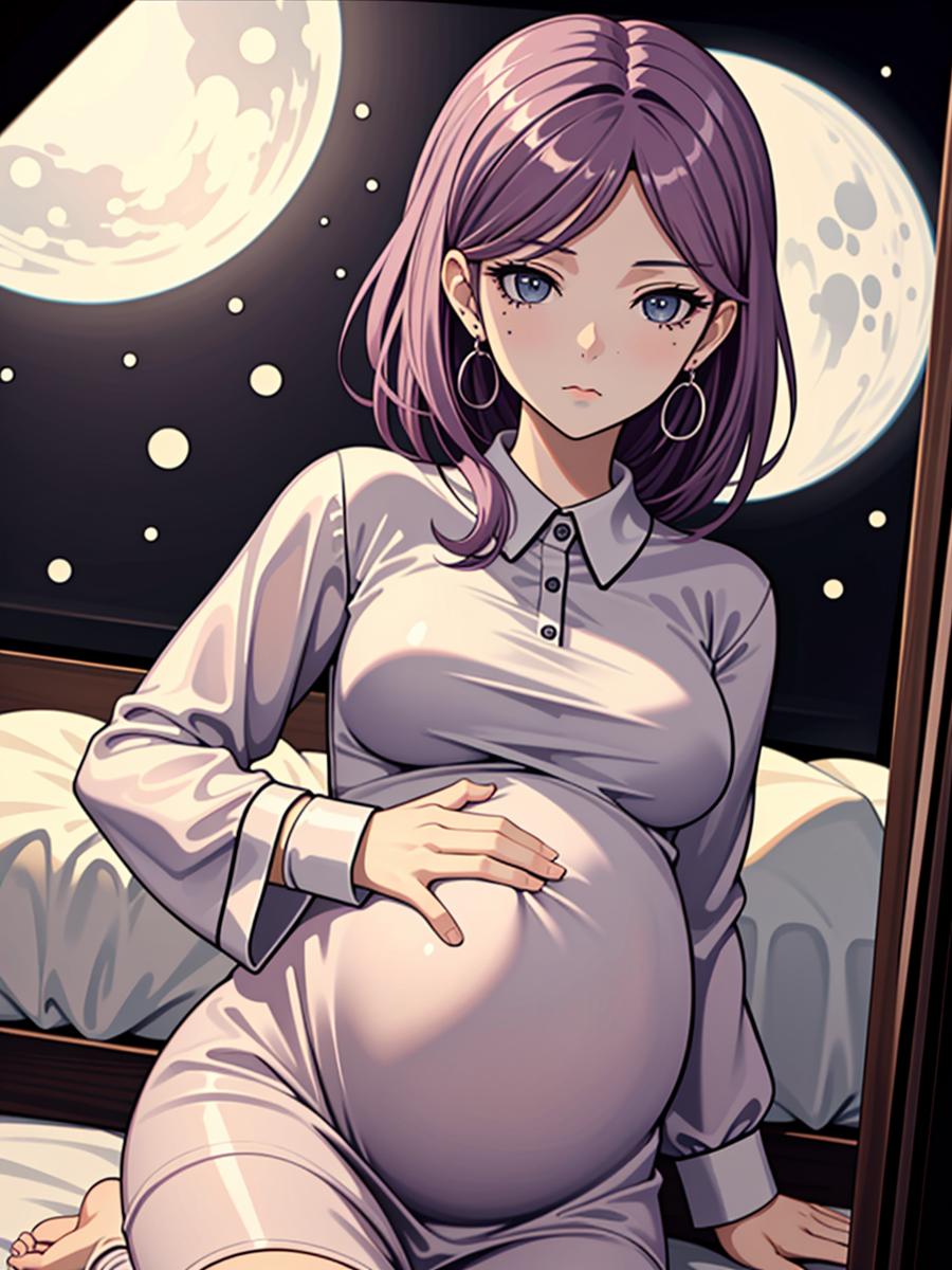 Chat with Hyper pregnant rp, the Anime character AI chatbot
