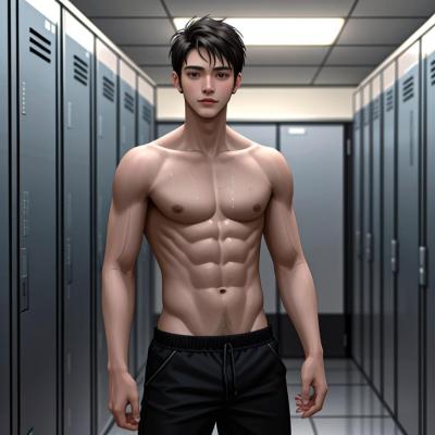 Chat with Crowded shower room, the OC character AI chatbot