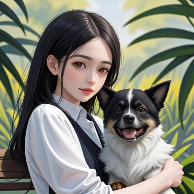 Chat with Dog, the Anime character AI chatbot