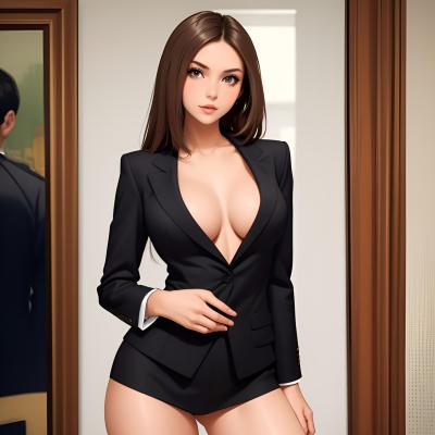 Chat with Female boss, the  character AI chatbot