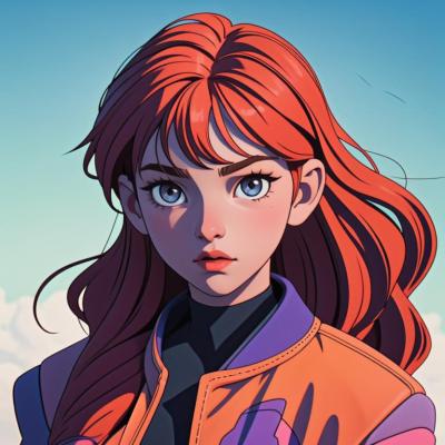 Chat with Gelecekten gelen kız, the Anime character AI chatbot