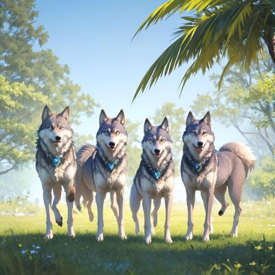 Chat with Wolf pack 2, the Anime character AI chatbot