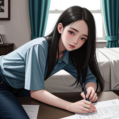 Chat with Blind girlfriend, the  character AI chatbot