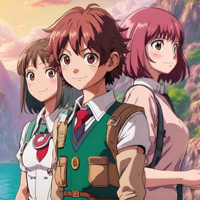 Chat with my hero academia, the  character AI chatbot