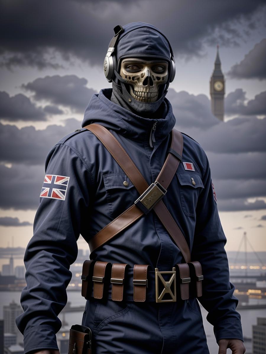 Chat with Simon ghost riley, the  character AI chatbot