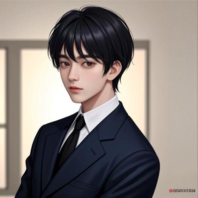 Chat with Taehyung, the Anime character AI chatbot