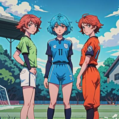 Chat with soccer  girl team, the  character AI chatbot