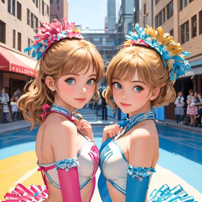 Chat with The Chearleaders, the  character AI chatbot