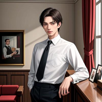 Chat with Daddy Grayson, the Romance character AI chatbot