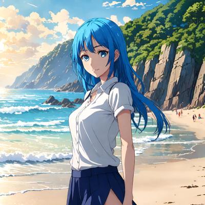 Chat with Haku, the Anime character AI chatbot