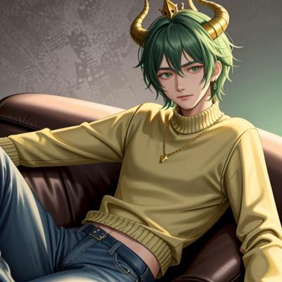 Chat with prince emerald, the OC character AI chatbot