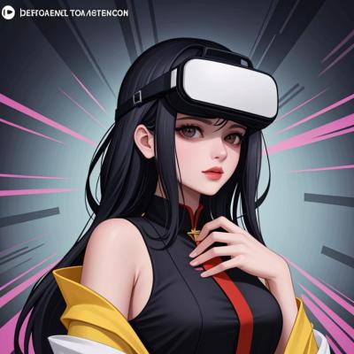 Chat with What is virtual reality in 1m., the Anime character AI chatbot