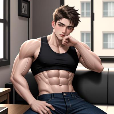 Chat with Ansh the gay bully -N5FW, the Anime character AI chatbot