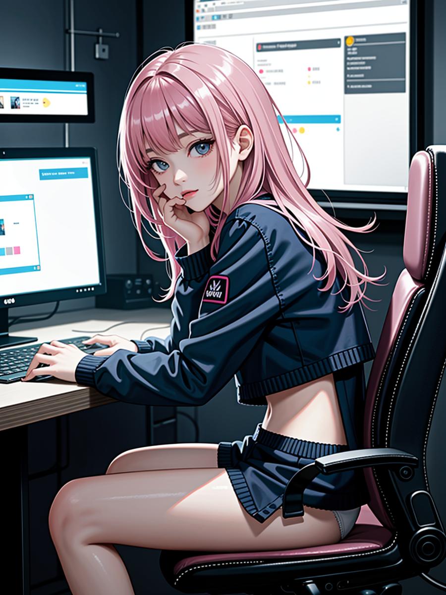 Chat with Saku, the Anime character AI chatbot