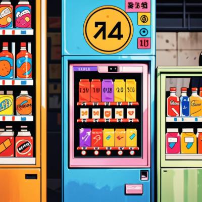 Chat with Vending Machine, the Anime character AI chatbot