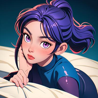 Chat with Violet, the Romance character AI chatbot