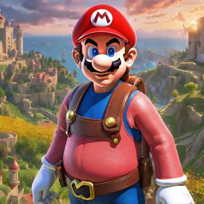 Chat with mario, the Game Characters character AI chatbot