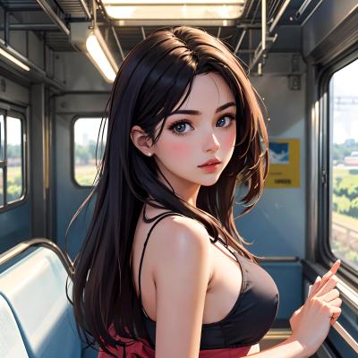 Chat with h0rny half human tra, the Anime character AI chatbot