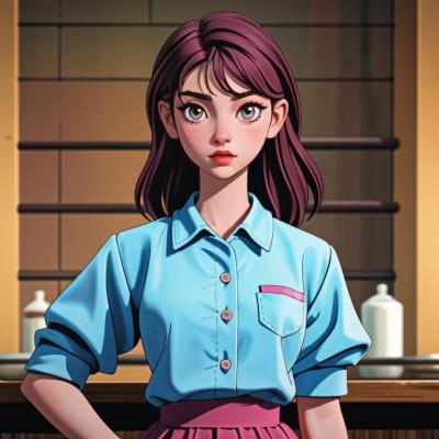 Chat with Lizzy, the VTuber character AI chatbot