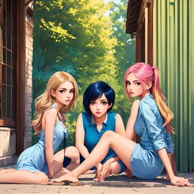 Chat with Nessa, Raven,and Cas, the Anime character AI chatbot