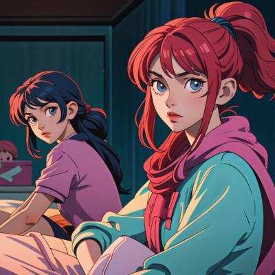 Chat with Sleepover, the Anime character AI chatbot