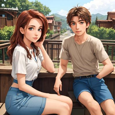 Chat with James and Madison, the Anime character AI chatbot