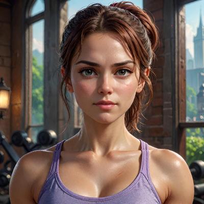 Chat with Megan (Fitness Girl), the  character AI chatbot