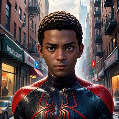 Chat with miles morales, the  character AI chatbot