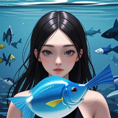 Chat with Giant fish, the  character AI chatbot